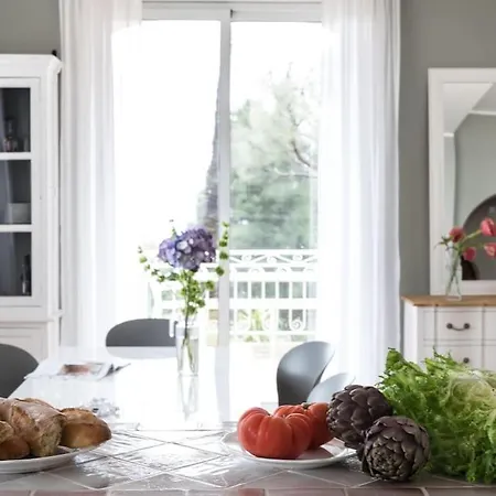 Welcoming Large With Panoramic View Over Sur Mer And Cap Ferrat. 빌라 *